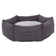 Charcoal Hexagonal Dog Bed